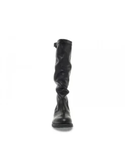 Bikkembergs Boot Vintage Biker Ex-Vike In Black Leather^Women Boots