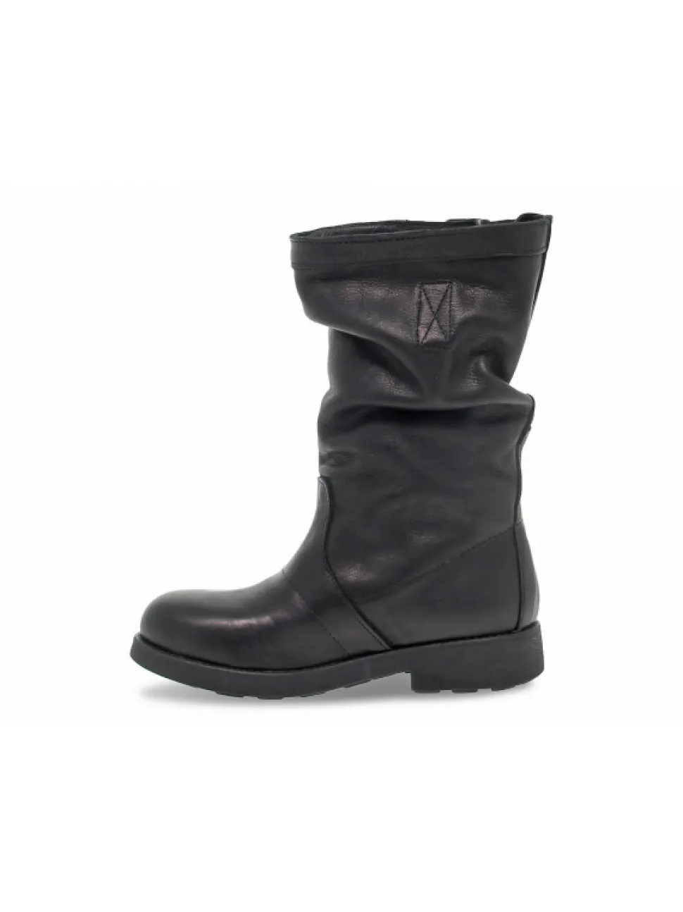 Bikkembergs Boot Vintage Biker Ex-Vietta In Black Leather^Women Boots