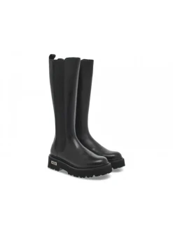Cult Boot Boot Woman In Black Leather^Women Boots