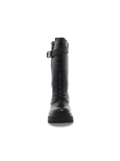 Emanuèlle Vee Boot Emanuelle Vee Anfibio Cinturino In Black Leather^Women Boots