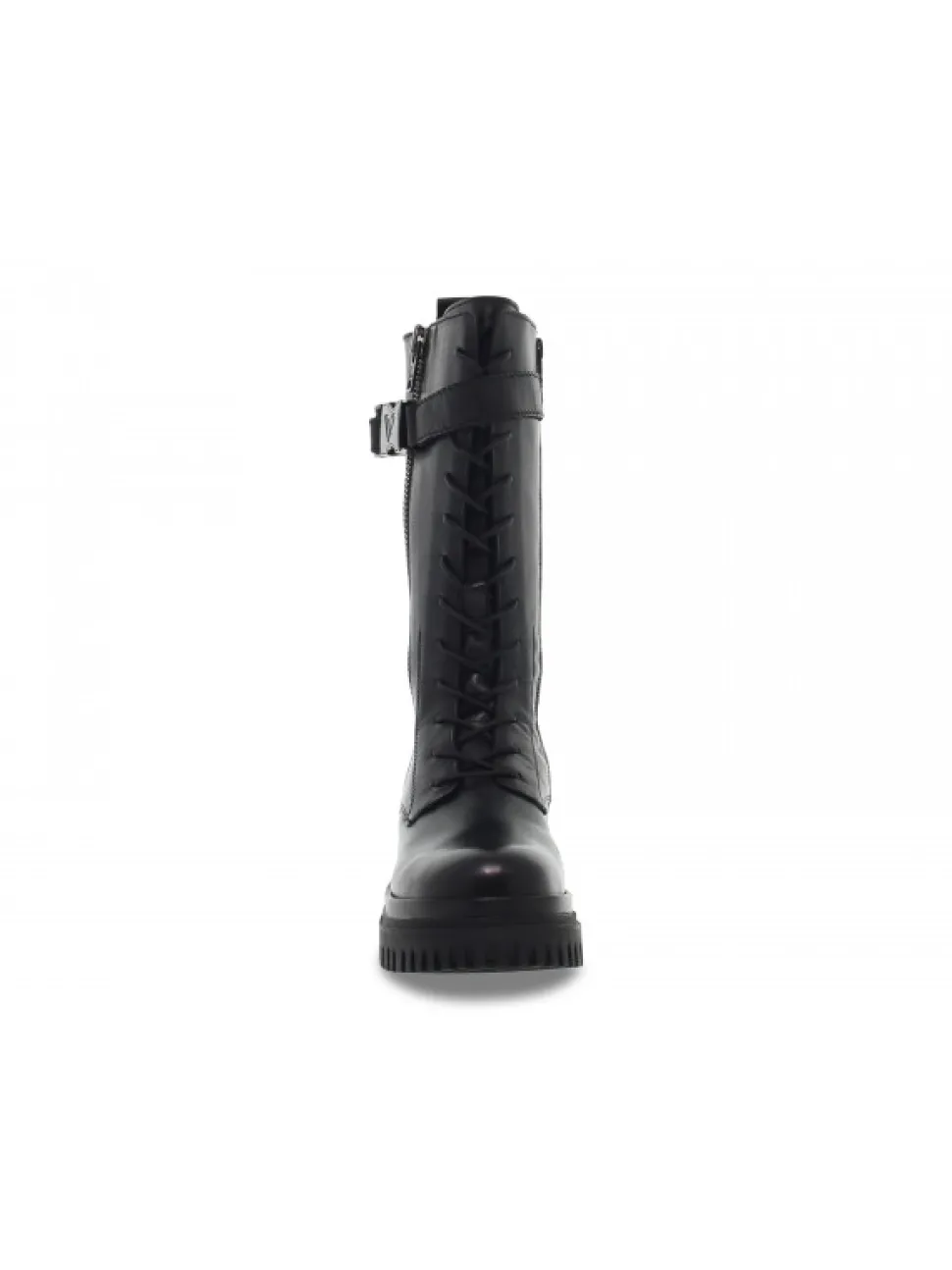 Emanuèlle Vee Boot Emanuelle Vee Anfibio Cinturino In Black Leather^Women Boots