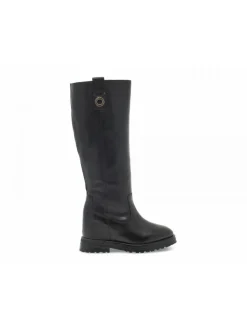 Emanuèlle Vee Boot Emanuelle Vee Zeppa Interna New Crust In Black Leather^Women Boots