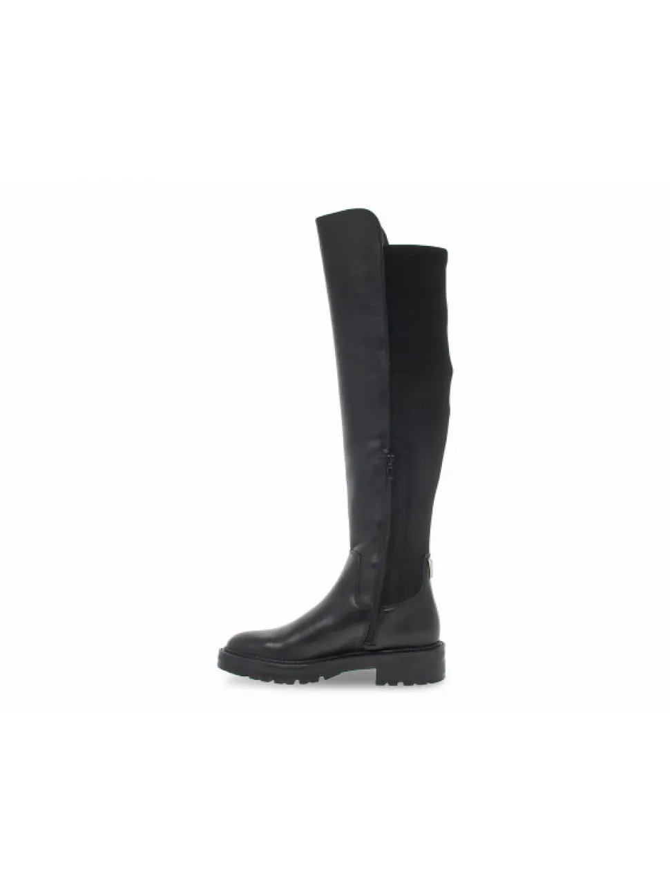 Guess Boot Carmen In Black Leather^Women Boots