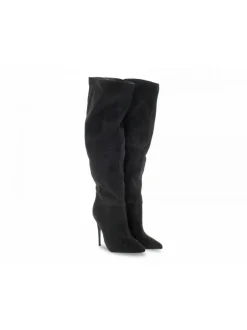 Steve Madden Boot Darian Black In Black Suede Leather^Women Boots