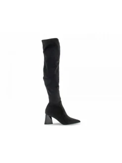 Steve Madden Boot Evermore Black In Black Suede Leather^Women Boots