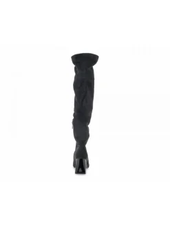 Steve Madden Boot Evermore Black In Black Suede Leather^Women Boots