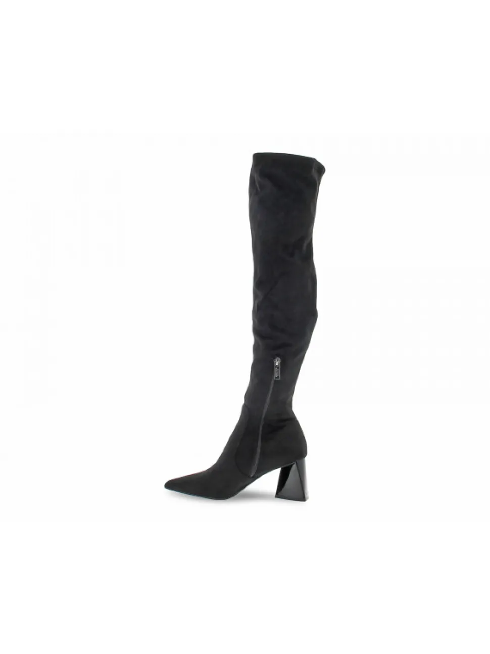 Steve Madden Boot Evermore Black In Black Suede Leather^Women Boots