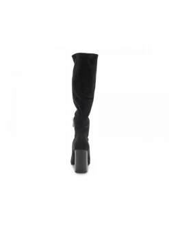 Steve Madden Boot Forified Black Microsuede In Black Micro^Women Boots