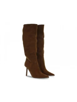 Steve Madden Boot Intruder Brw Stretch In Leather Microfibre^Women Boots
