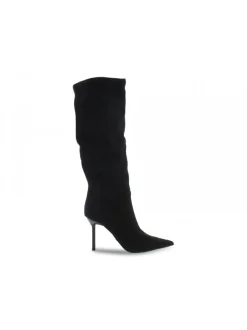 Steve Madden Boot Intruder Blk Stretch In Black Microfibre^Women Boots