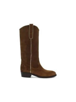 Via Roma 15 Boot Tex Con Sottofiletto In Leather Suede Leather^Women Boots