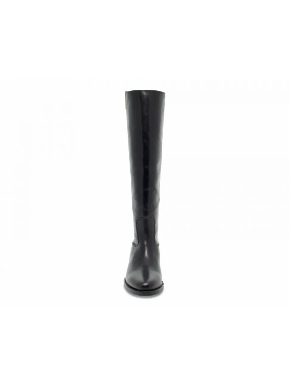 Via Roma 15 Boot Zeppa Interna Logo V Oro Laterale In Black Leather^Women Boots