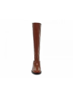 Via Roma 15 Boot Zeppa Interna Logo V Oro Laterale In Leather Leather^Women Boots