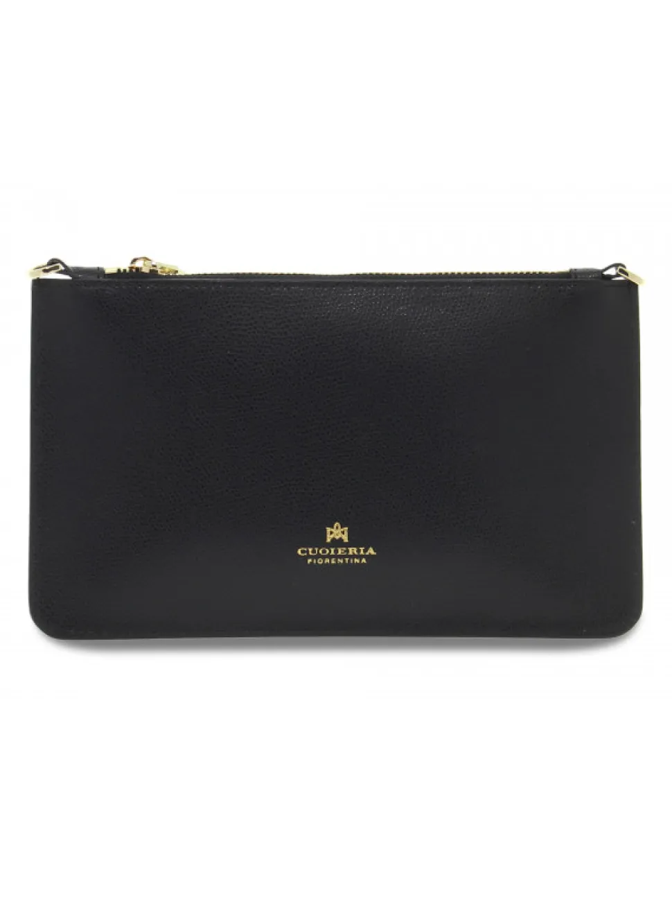 Cuoieria Fiorentina Clutch Alice Pochette Piccola Con Bracciale In Black Leather^Women Clutches