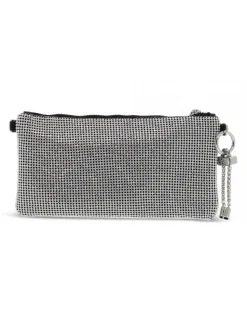 Rebelle Clutch Brighty Pochette Mini Crystal Silver In Silver Crystal^Women Clutches