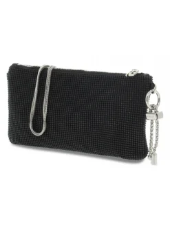 Rebelle Clutch Brighty Pochette Mini Crystal Black In Black Crystal^Women Clutches