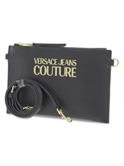 Versace Jeans Couture Clutch Jeans Couture Range L Sketch 9 In Black Saffiano^Women Clutches
