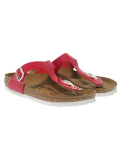Birkenstock Flat Sandals Gizeh In Leather^Women Flat Sandals