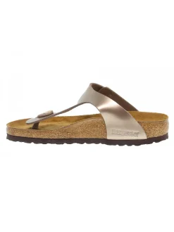 Birkenstock Flat Sandals Gizeh In Taupe Birkoflor^Women Flat Sandals