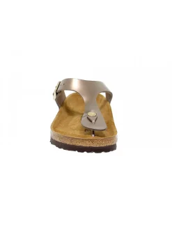 Birkenstock Flat Sandals Gizeh In Taupe Birkoflor^Women Flat Sandals