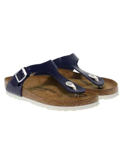 Birkenstock Flat Sandals Gizeh In Leather^Women Flat Sandals