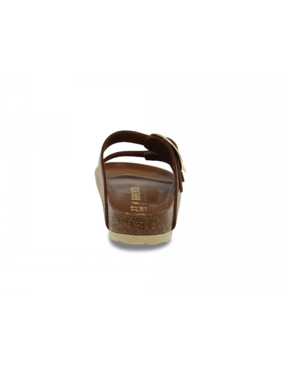 Birkenstock Flat Sandals Arizona Big Buckle In Leather Leather^Women Flat Sandals