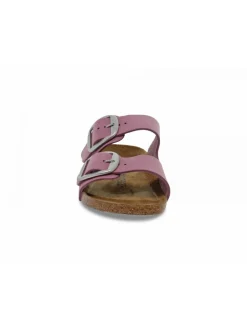 Birkenstock Flat Sandals Arizona Big Buckle In Rose Nubuck^Women Flat Sandals