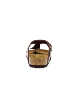 Birkenstock Flat Sandals Gizeh In Habana Leather^Women Flat Sandals
