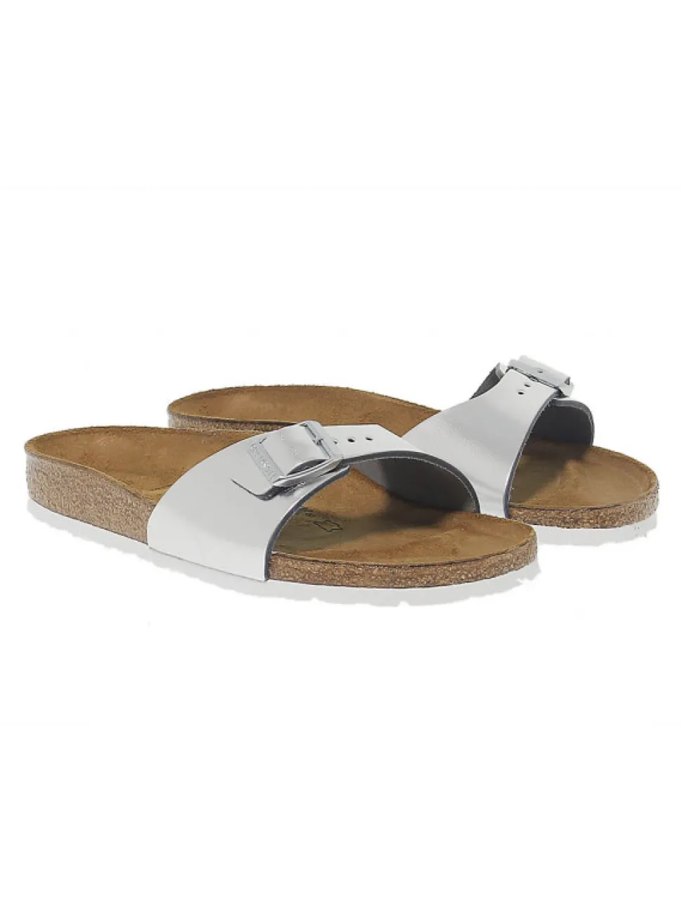 Birkenstock Flat Sandals Madrid In Leather^Women Flat Sandals