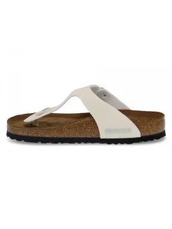 Birkenstock Flat Sandals Gizeh In Pearl Birkoflor^Women Flat Sandals