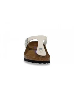 Birkenstock Flat Sandals Gizeh In Pearl Birkoflor^Women Flat Sandals