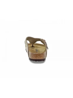 Birkenstock Flat Sandals Gizeh In Tobacco Leather^Women Flat Sandals