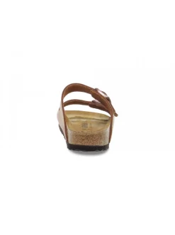 Birkenstock Flat Sandals Arizona In Leather Leather^Women Flat Sandals