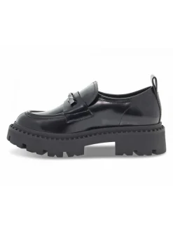 Ash Flat Shoe Genial Jack In Black Brushed^Women Flat Shoes