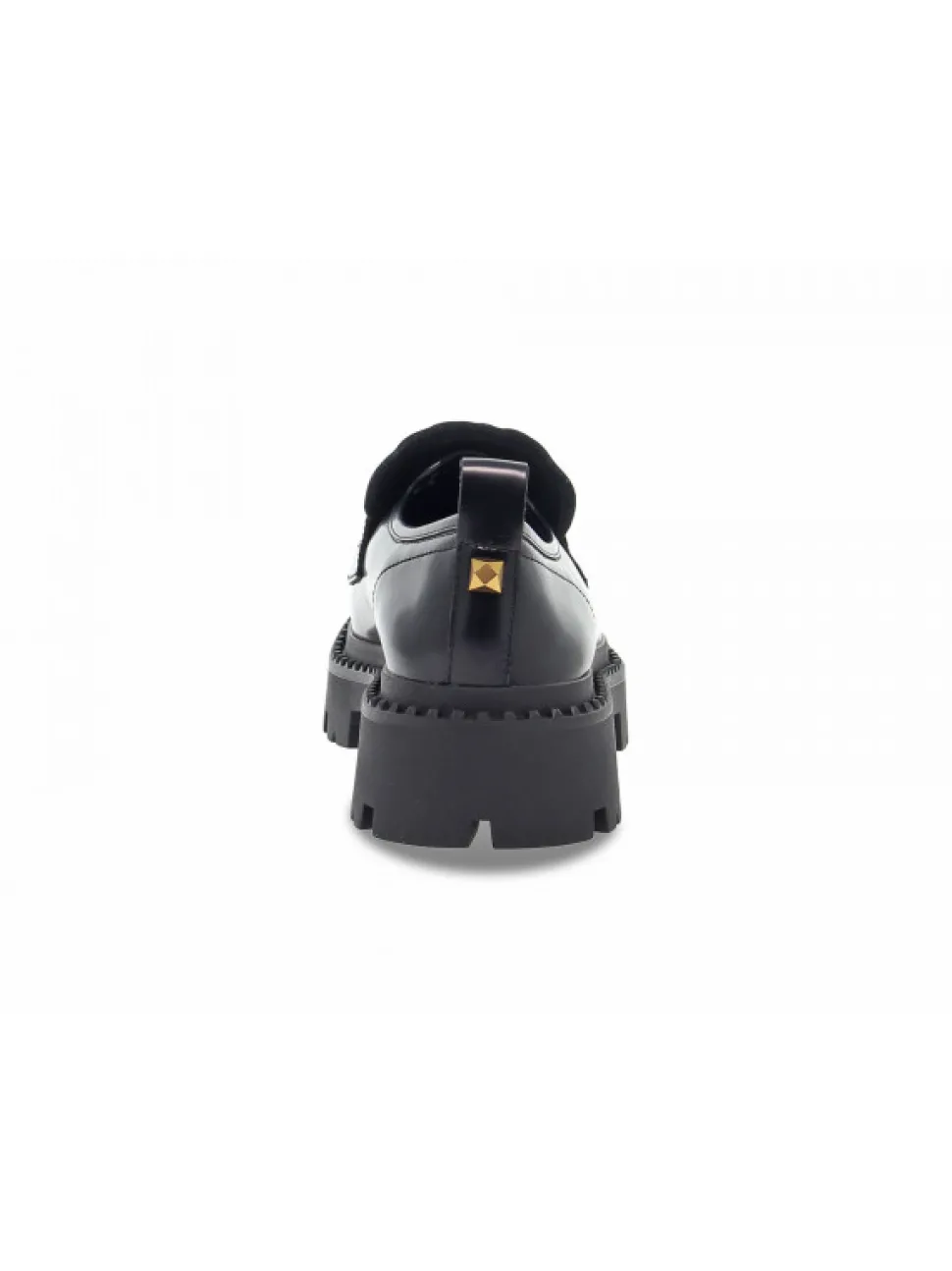 Ash Flat Shoe Genial Stud In Black Brushed^Women Flat Shoes