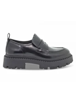 Ash Flat Shoe Plato' In Black Brushed^Women Flat Shoes