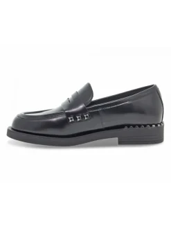 Ash Flat Shoe Whisper Studs In Black Brushed^Women Flat Shoes
