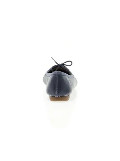 Clarks Flat Shoe Freckle Ice In Blue Leather^Women Flat Shoes