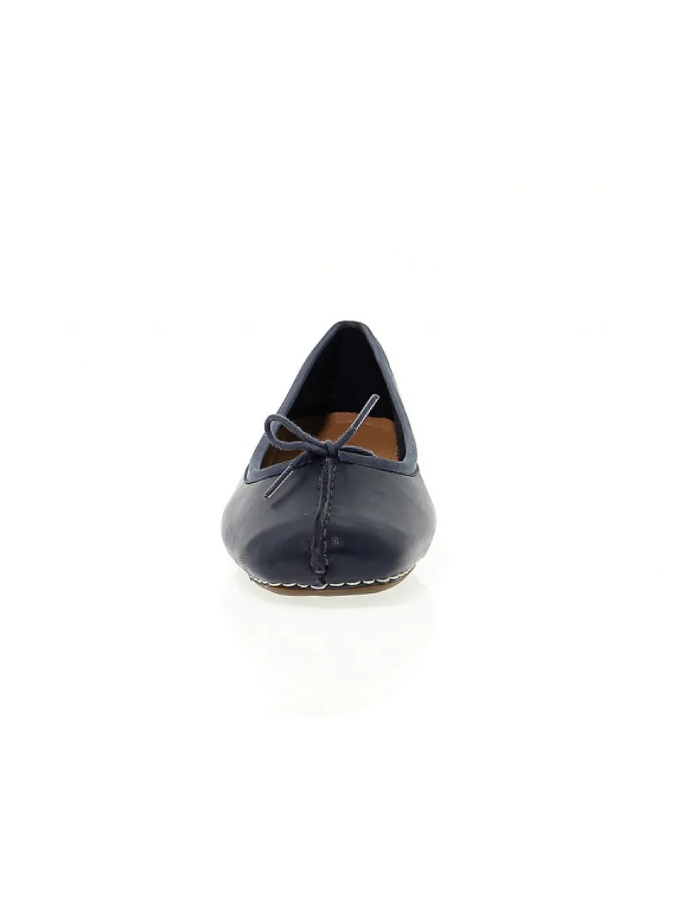 Clarks Flat Shoe Freckle Ice In Blue Leather^Women Flat Shoes