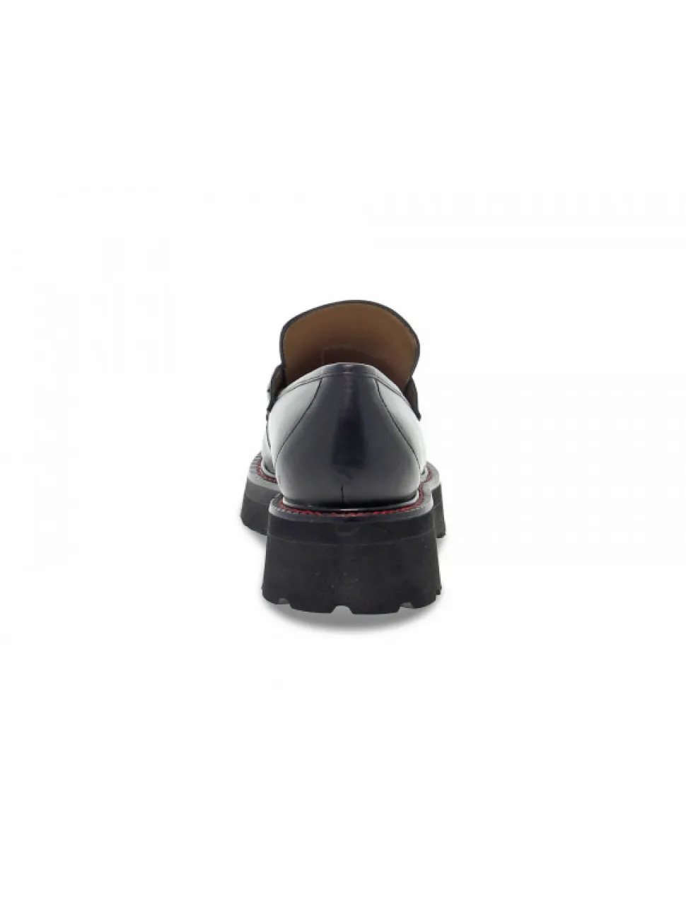 Emanuèlle Vee Flat Shoe Emanuelle Vee Mocassino New Crust In Black Leather^Women Flat Shoes