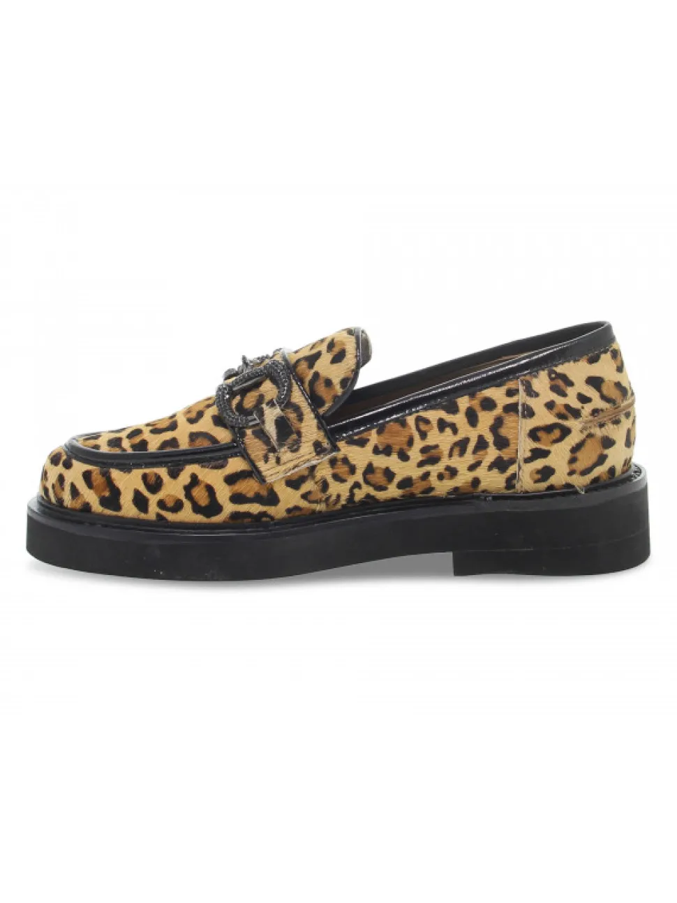 Emanuèlle Vee Flat Shoe Emanuelle Vee Mocassino Pony-Harrods In Leopard Print Printed^Women Flat Shoes