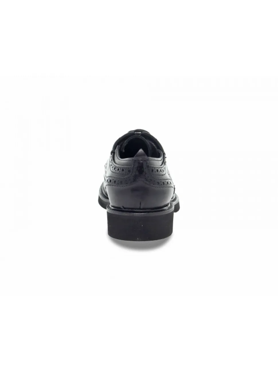 Guidi Calzature Flat Shoe Derby Inglese In Black Leather^Women Flat Shoes