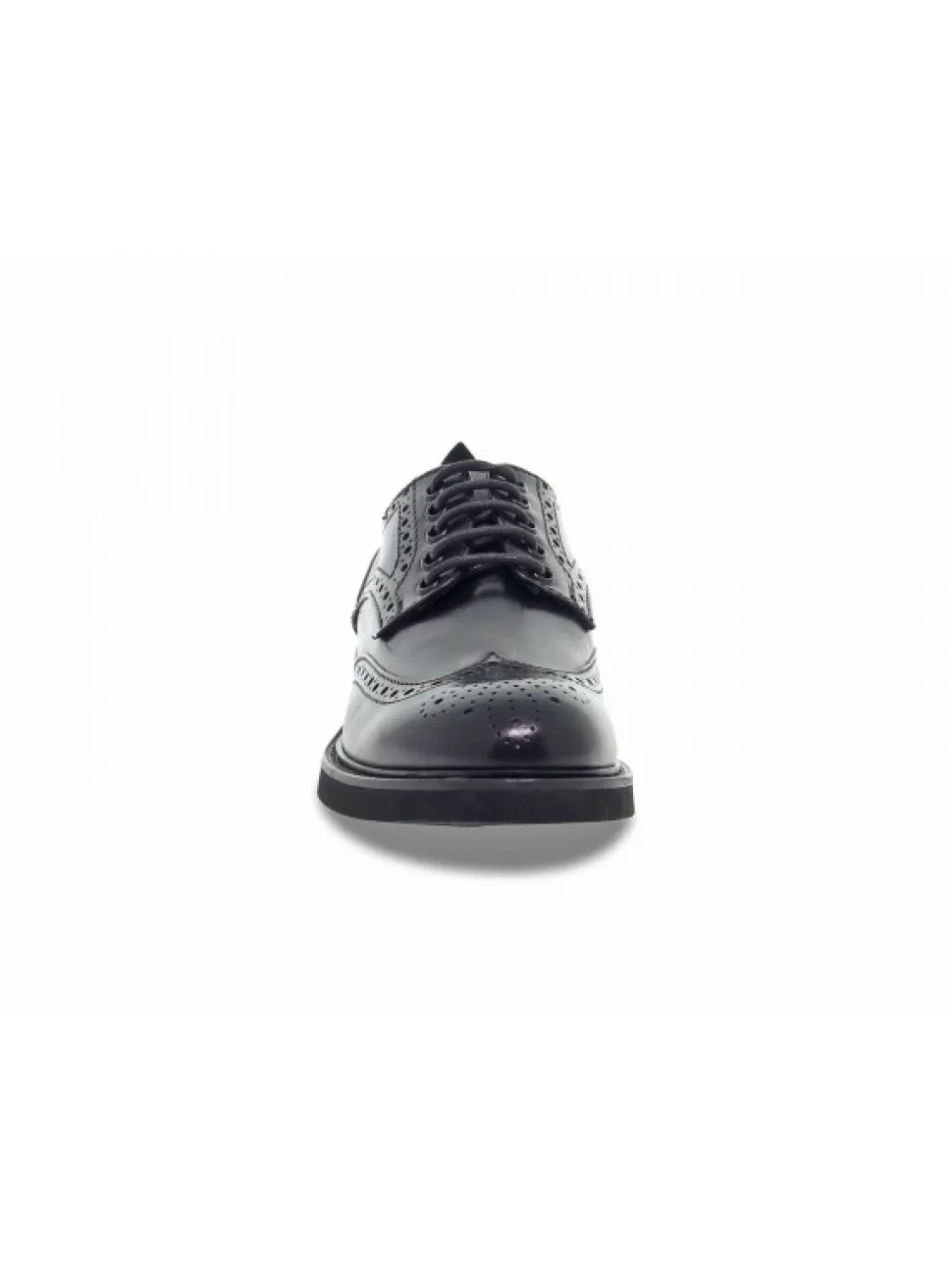 Guidi Calzature Flat Shoe Derby Inglese In Black Leather^Women Flat Shoes