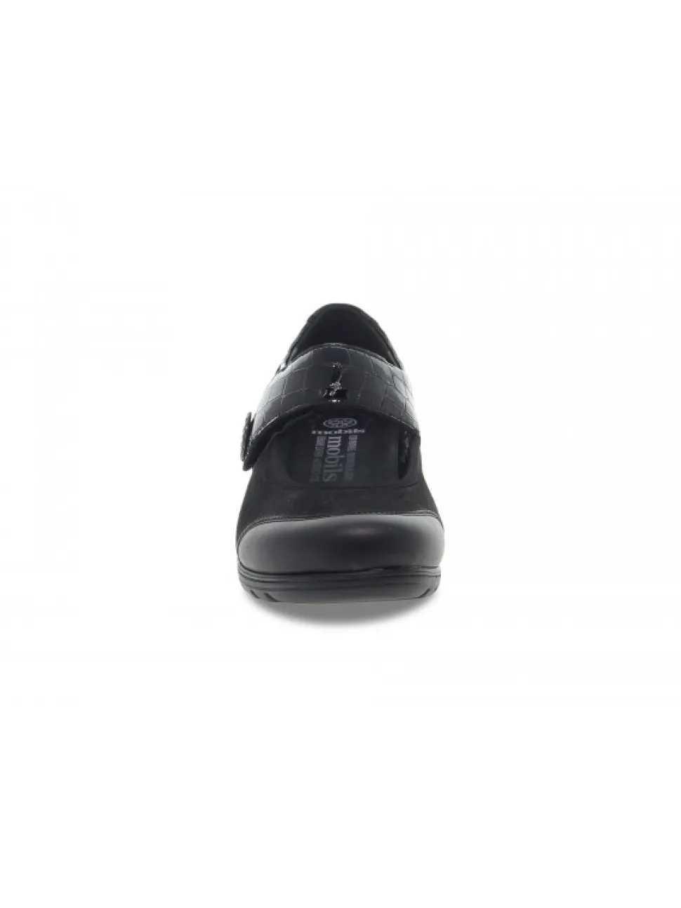 Mephisto Flat Shoe Bathilda Mobils Ergonomic In Black Printed^Women Flat Shoes