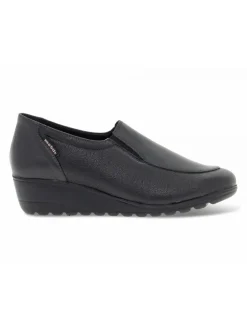 Mephisto Flat Shoe Bertina Ginevra Mobils Ergonomic In Black Leather^Women Flat Shoes