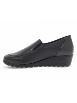 Mephisto Flat Shoe Bertina Ginevra Mobils Ergonomic In Black Leather^Women Flat Shoes