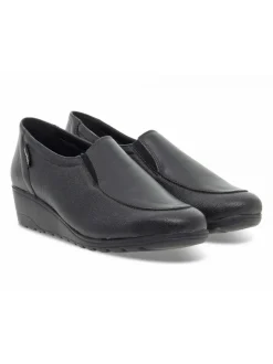 Mephisto Flat Shoe Bertina Ginevra Mobils Ergonomic In Black Leather^Women Flat Shoes