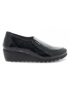 Mephisto Flat Shoe Bertrane Mobils Ergonomic In Black Printed^Women Flat Shoes