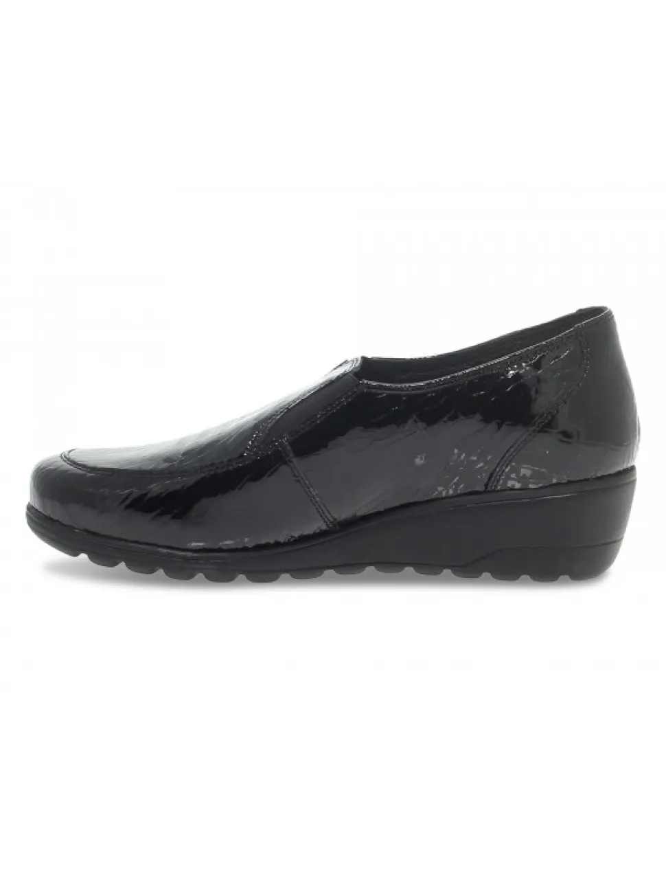 Mephisto Flat Shoe Bertrane Mobils Ergonomic In Black Printed^Women Flat Shoes