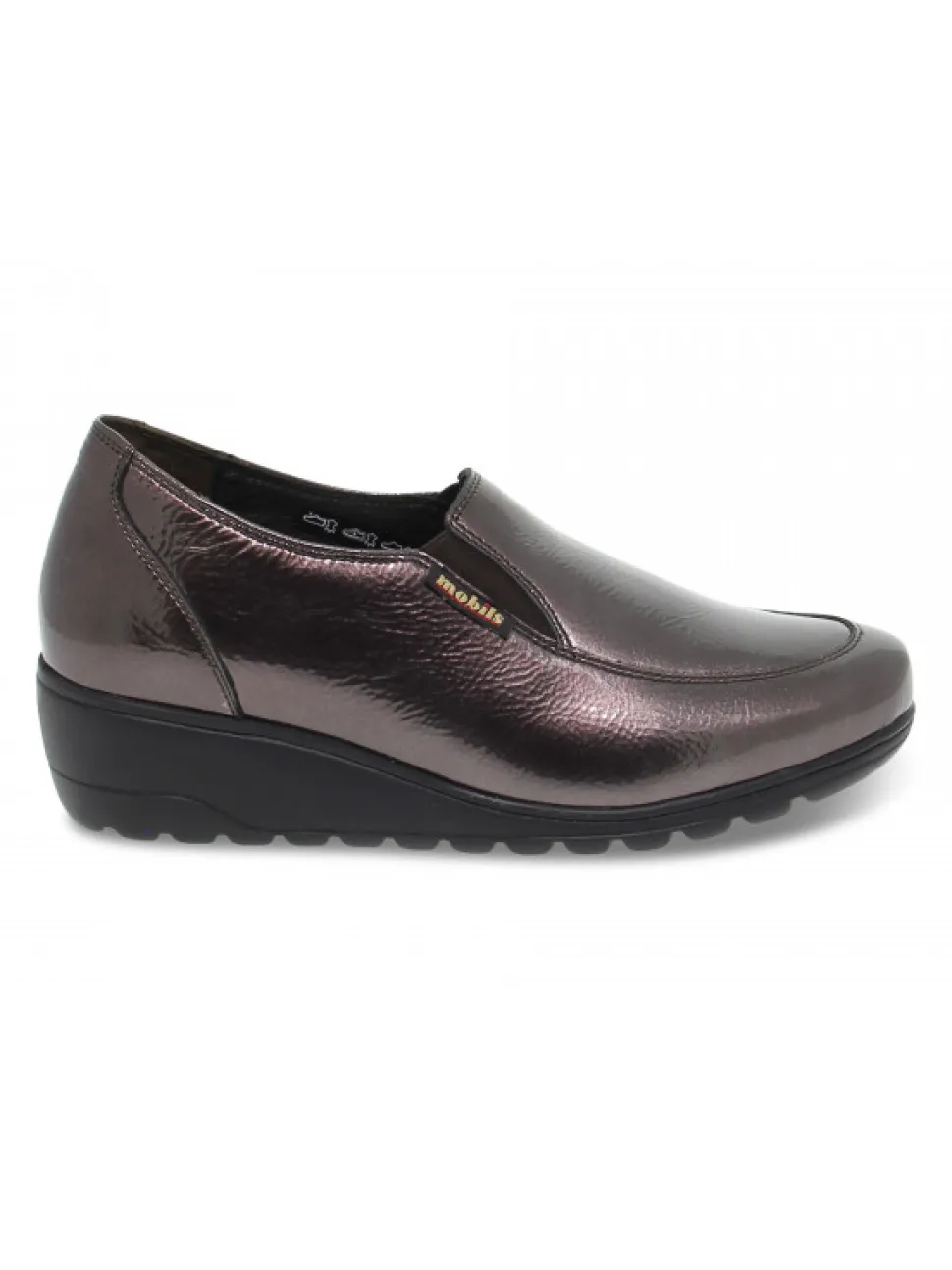 Mephisto Flat Shoe Bertrane Mobils Ergonomic In Bronze Paint^Women Flat Shoes